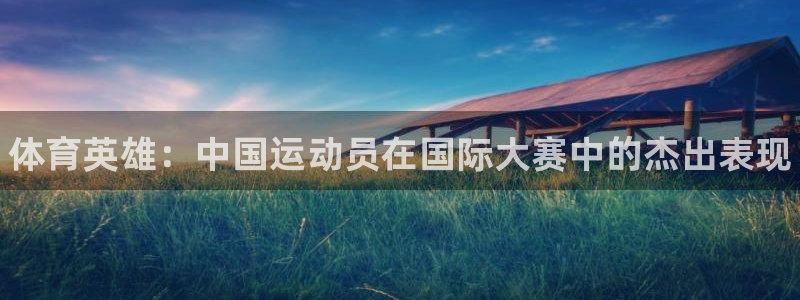 MK体育官方正版app娱乐平台：体育英雄：中国运动员