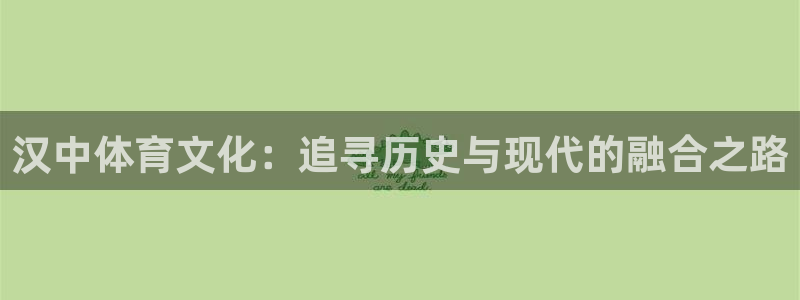 MK体育官方正版app娱乐网站：汉中体育文化：追寻历